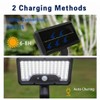 CVchancin Solar Lights Outdoor, 2 Pack Motion Sensor Clip On