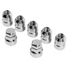 M12×1.25 Wheel Locking Lug Nuts, Height 1.27" Cone Seat Replacement
