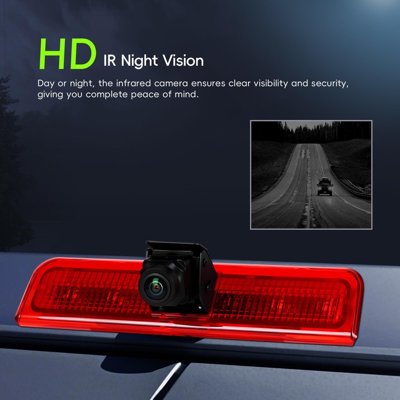 Rear View Camera for VW Caddy 2003-2015, Third Brake Light