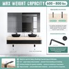 Countertop Support Brackets 3 Pack L Bracket Countertop Brackets 12"
