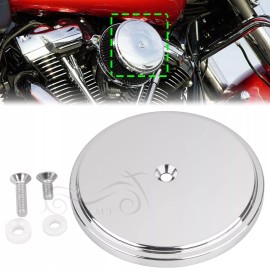 Unbranded Smooth Big Sucker Stage 1 Air Cleaner Cover Fit For Harley Touring Softail Dyna