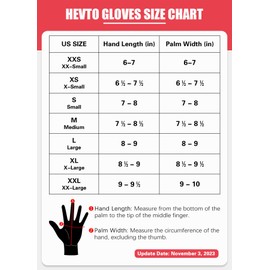 Hevto Neoprene Gloves 3mm Men Women Wetsuit Scuba Dving Gloves Liquid Sealed Seams Keep Warm (G5-Black, S)
