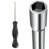 ZAMDOE 59108902307 Hexagon Screwdriver 4mm Carburetor Adjustment Tool for 2