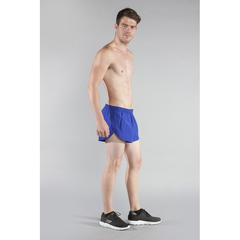 BOA Men's 1" Elite Split Running Short Royal Large