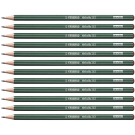 Graphite Pencil- -STABILO Othello Box of 12 H