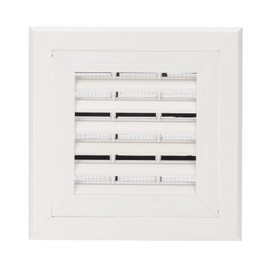 PATIKIL 8x8 Inch Plastic Ventilation Grille, Return Air Vent Cover Removable Vent Filter Grilles with Built-in Mesh Screen for Wall or Ceiling HVAC Vents, White