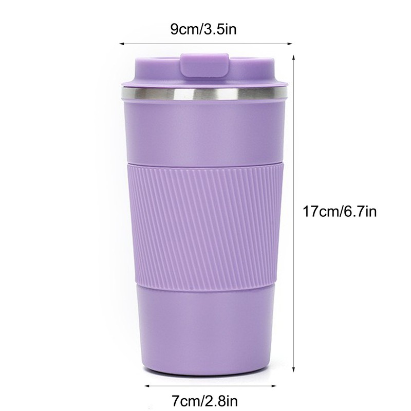 Vacuum Insulation Cup 304 Stainless Steel Simple Portable Temperature Display