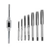 ALLVD Compact 8 Pcs Drilling DIY Tool with Tap Handle,