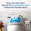 WIPEMATE 6 PACK, 252 ULTRA Flushable Butt Wipes, Soothing Vitamin