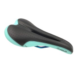 VELO SL-OTR-M006 RACER SADDLE LIMITED OIL SLICK RAIL BLACK/CELESTE