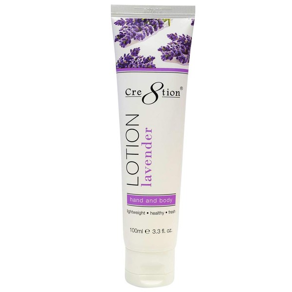Cre8tion Spa Hand & Body Lotion Nourishing Skin Lotion Moisturizer From Dryness and Flaking 100 ml/fl. 3.3 oz (Lavender)
