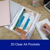 Oxford Urban A4 Display Book, Presentation Folder with 20 Pockets