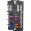 Blue Sea Systems Unisex-Erwachsene Sicherungsblock ST Blade 12 W/Erdung, Ohne