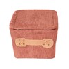 WENKO Anela Bathroom Basket with Lid Dusky Pink