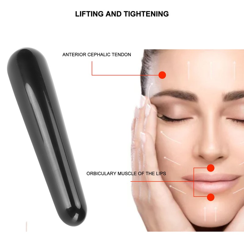 Gua Sha Stick Natural Jadestone Acupuncture Point Massage Stick Guasha