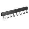 Global-Daily Kitchen Utensils Rack Wall Mounted, Kitchen Rail with Sliding