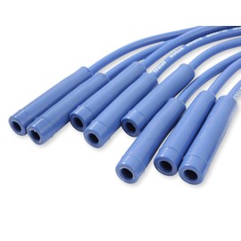 ACCEL 5040B Super Stock Spark Plug Wire Set - 8mm - Universal - Blue Wire with Blue Straight Boots