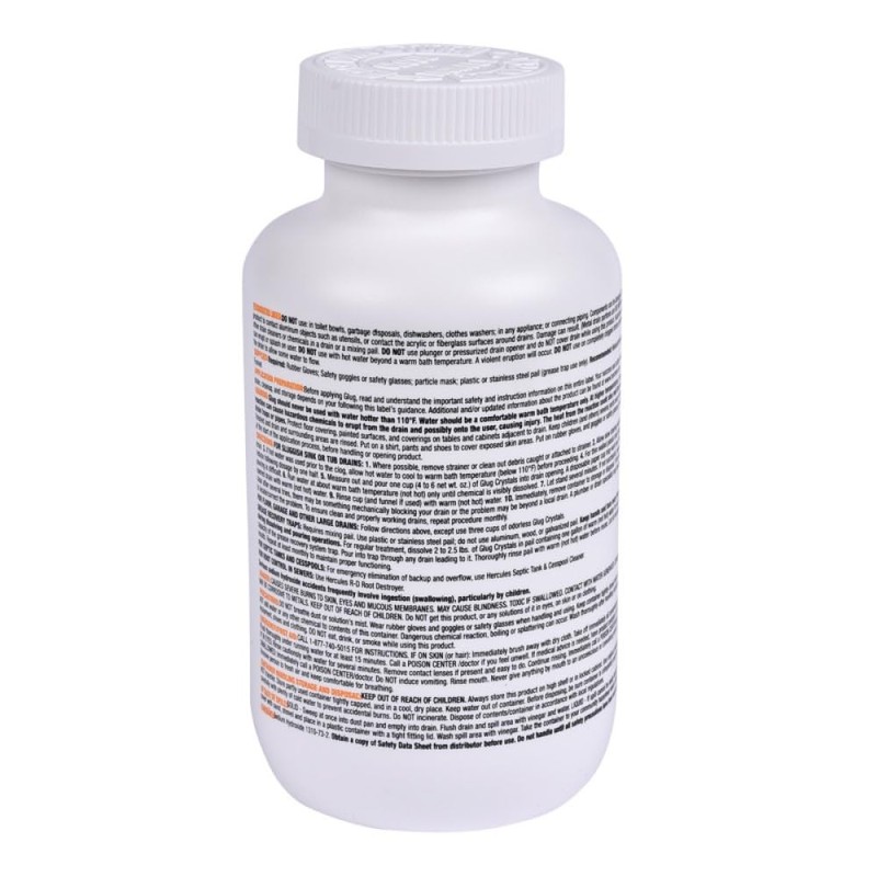 Oatey 20410 Hercules Glug Crystals Drain Opener, 20 oz (Pack