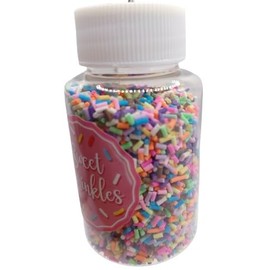 OnHoliday Pink Sweet Sprinkles Cookie Decoration Jar Hanging Christmas Tree Ornament