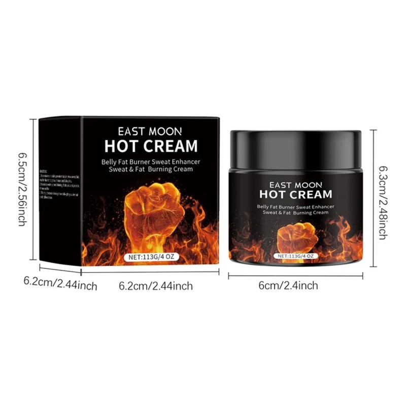 Crema Caliente Quema Grasa Abdomen Gel Reductor Muslos