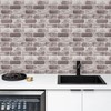 COMSTICKC COMSTICKC 3D Brick Wall Panels, Faux Brick Peel and
