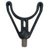 Deluxe U-shaped rod rest black