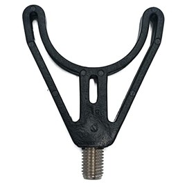 Deluxe U-shaped rod rest black