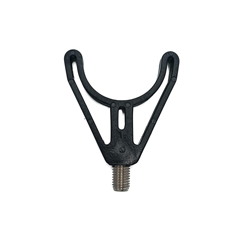 Deluxe U-shaped rod rest black