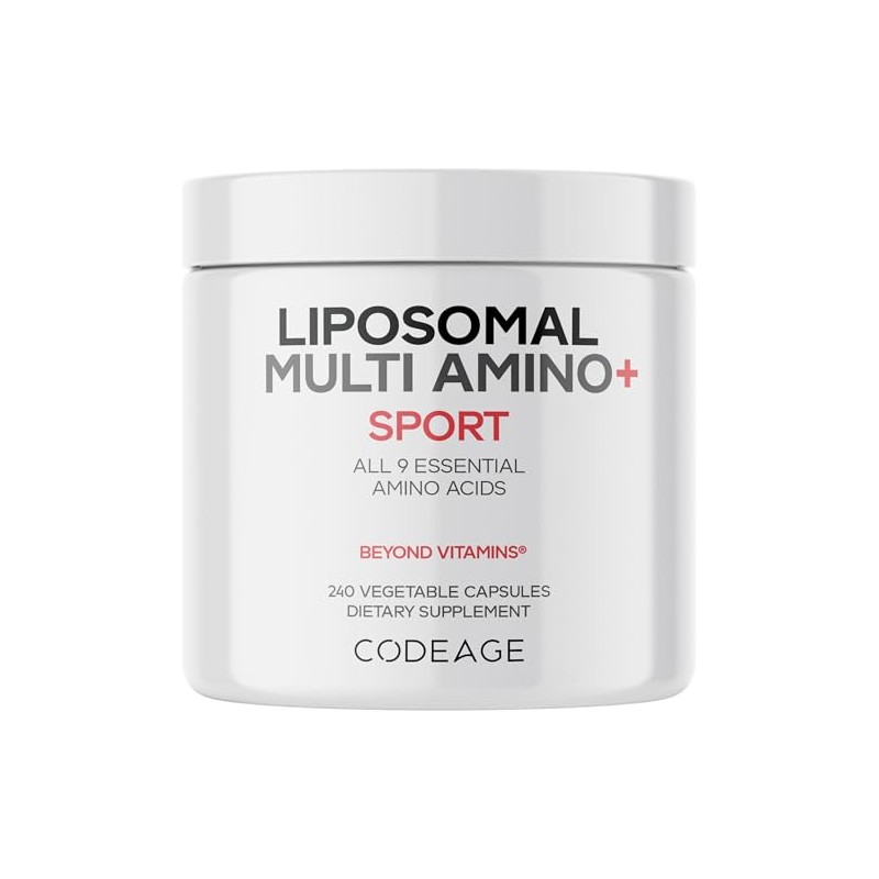 Codeage Suplemento Multi Amino Bcaa Eaa Aminoácidos Esenciales Píldoras Cadena