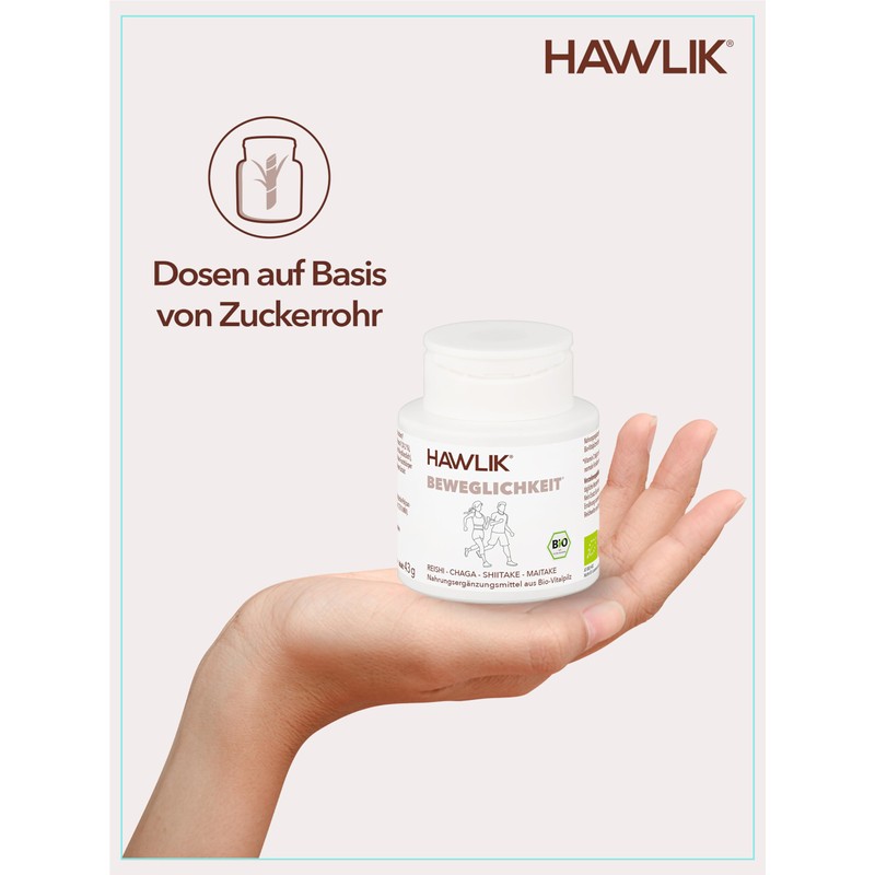 Hawlik Mobility Organic Vital Mushroom Mix Capsules