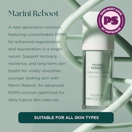 Marini SkinSolutions Marini Reboot - Anti-Aging PDRN Face Serum - Supports Visibly Smoother, Younger-Looking Skin with Enhanced Resilience & Longevity - Cruelty Free - Made in the USA - 1 fl oz