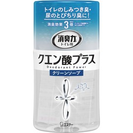 Toilet-no-Shoshu-riiki Citric Acid Plus Deodorizing Air Freshener for Toilets, Clean Soap, 13.5 fl oz (400 ml)