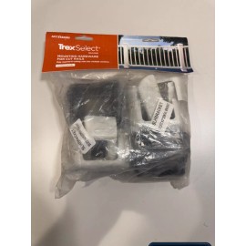 Trex Select Railing Mounting Hardware For cut Rails - White Horizontal