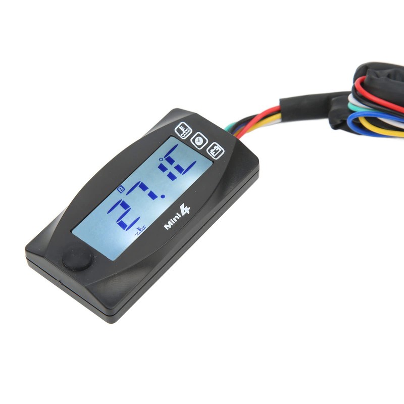 Uniform Digital Display, Over Temperature Alarm, Waterproof, Easy Installation, Motorcycle