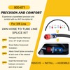 800-671 A/C Line Splice Connector Splicer Coupler Kit for 3/8"