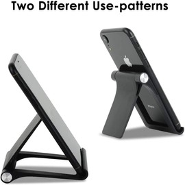 DN-Technology Phone Stand for Desk [2 PACK] Tablet Holder Tabletop Stand Feature Multi-Angle Universal Worktop Phone Holder Compatible with All Moto Phones,G9 Plus G7 Play G8 E6S G5 G3 E4 Plus G7 Play