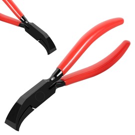 KNFFSAAJL Metal Sheet Bender Plier Steel Metal Sheet Straight Plier Durable Mini Straight and 45° Bending Sheet Metal Tool Set Portable Plier Hand Tool Kit for Metal Sheet(Mini 45 ° Bend)