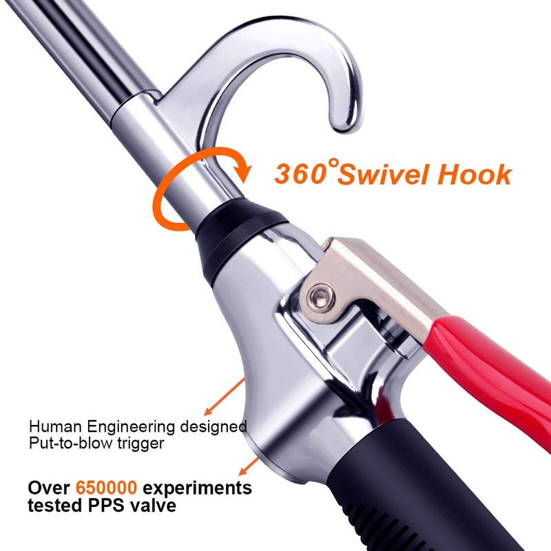 High Volume Powerful Air Blow Gun with Extensible Air Flow