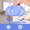 DIDATOOL Denture Box Leak-Proof Dental Retainer Case, Portable Denture Bath