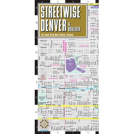 Streetwise Denver Map: Laminated City Center Map of Denver, Colorado