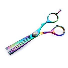 Professional Hairdressing Thinning Scissors Offset Hairdressing Thinning Scissors 14 cm with Soft Case