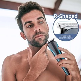 WAIKIL All-in-one Hair Clipper Set for Men,Professional Hair Clipper with LED Display, USB Rechargeable Battery,Stainless Steel Head, Ideal Gift for Men