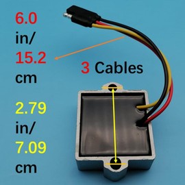 Tuzliufi Voltage Regulator Rectifier Compatible with Polaris Indy Adventure Evo LXT Voyageur Trail RMK Widetrak IQ Shift RR Race Carb L/C 550 600 600R 4011809 4013459 2008 2009 2014 2015 2016 2017 2018 2019 2020 New Z409