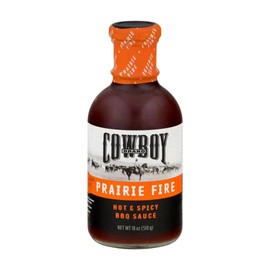 Cowboy Brand Barbecue Sauce, 18oz - Prairie Fire (Pack of 3)