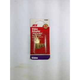 ACE 3185667 Video Adapter (F-type coaxial to right angle RCA) FREE SHIPPING