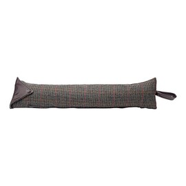 Classic Home Store Harris Tweed Draught Excluder 100% Pure Wool Door Window Draft Guard Cushion (Dogtooth Check)