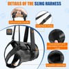 SlowTon Hind Leg Support Harness Sling for Medium Large Dogs