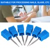 6pcs Tungsten Steel Nail Art Manicure Drill Bits Electric Manicure