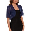 MINTLIMIT Lace Bolero Cardigan Women's Open Front Cardigan Short Sleeve