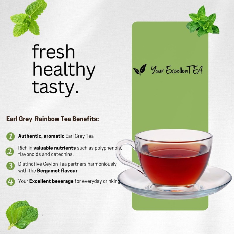 Your ExcellenTEA - Earl Grey RAINBOW - Black Loose Leaf